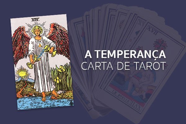 A Temperança carta de tarot