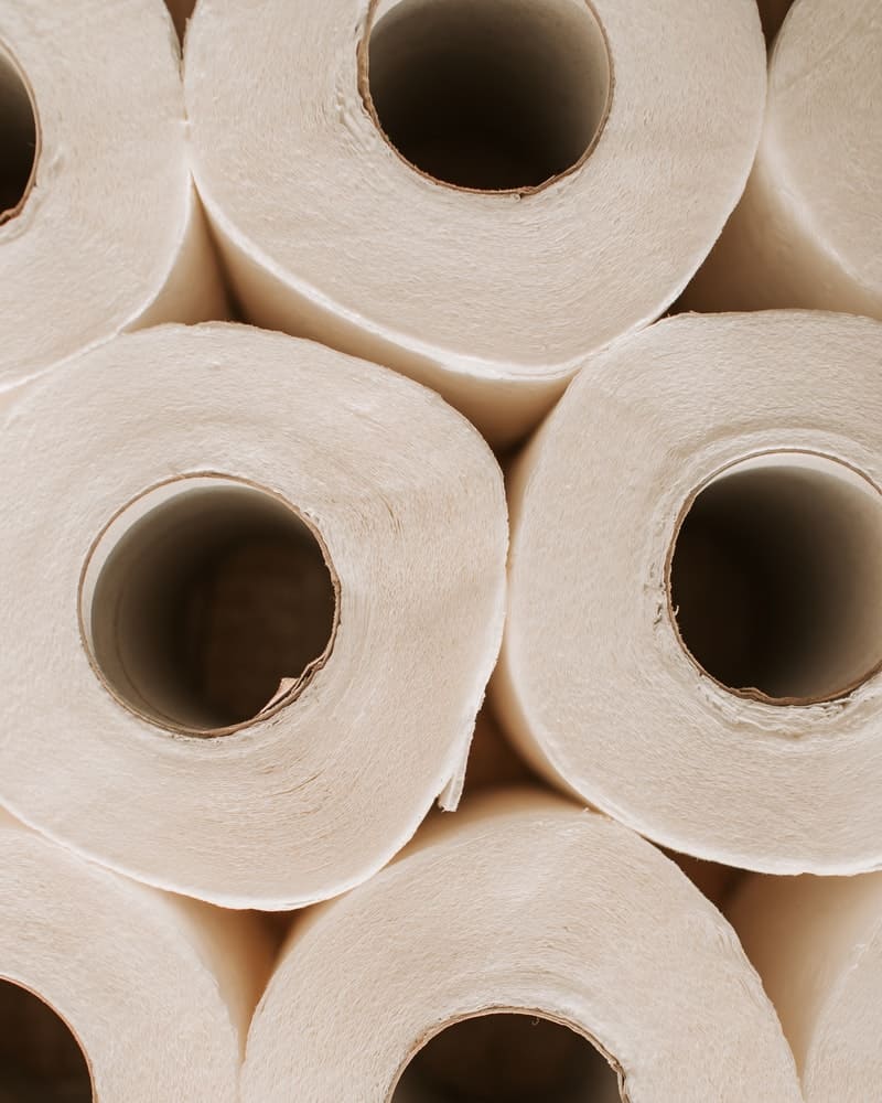 rolos de papel higienico
