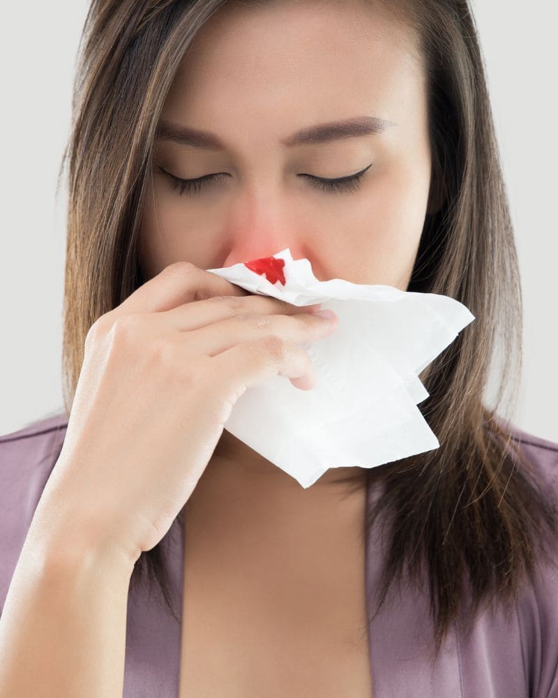 sangue no nariz no espiritismo