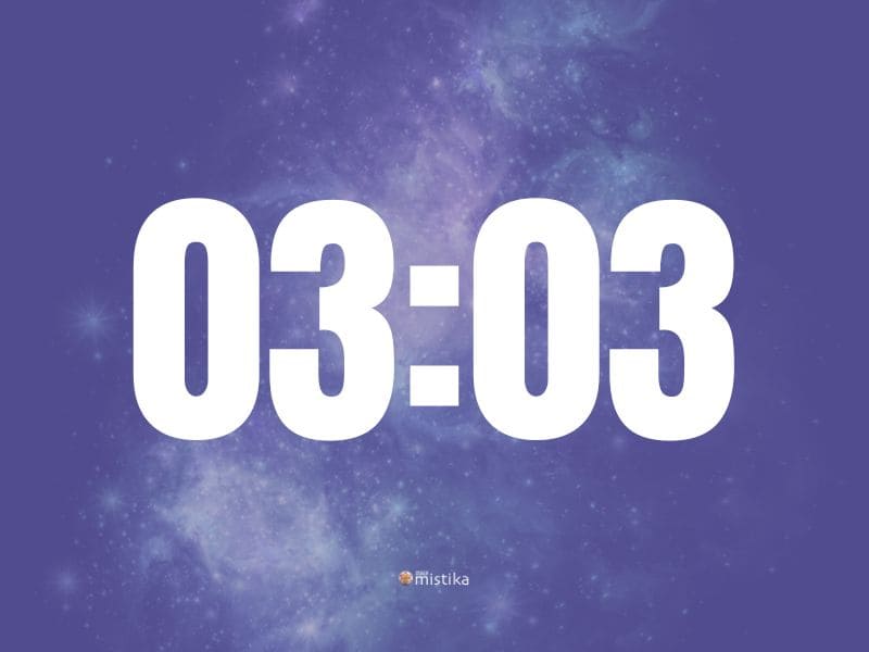 03:03 horas iguais
