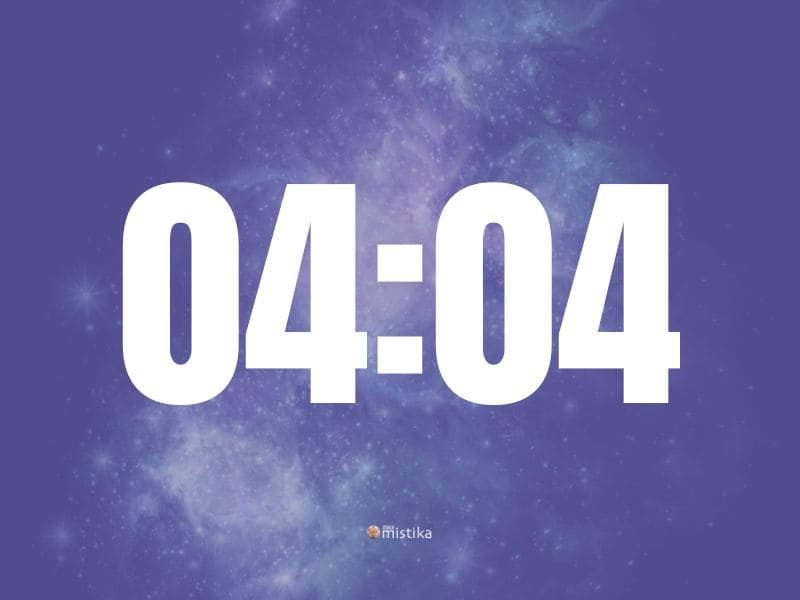 04:04 horas iguais