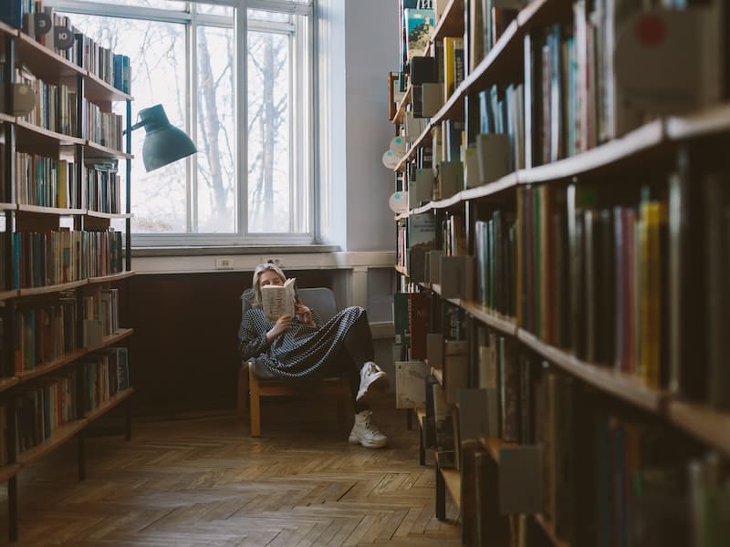 Biblioteca de um familiar que já faleceu.